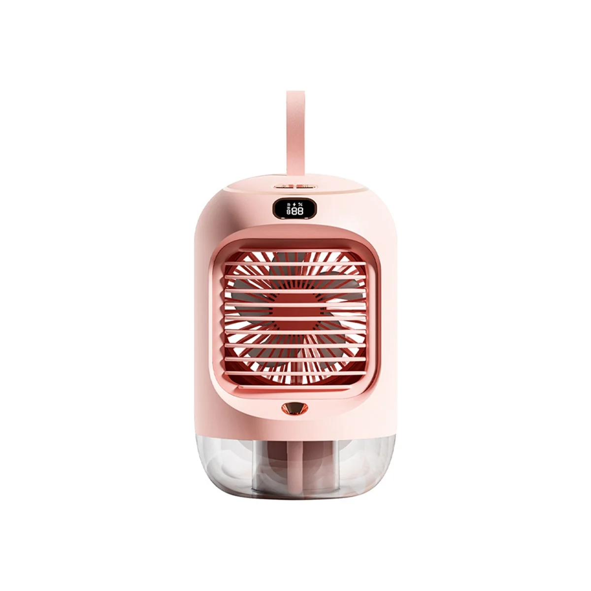 

Electric Fan Rechargeable Portable Desktop Silent USB Cooling Mini Portable Fan Air Conditioners Home Humidifier,Pink