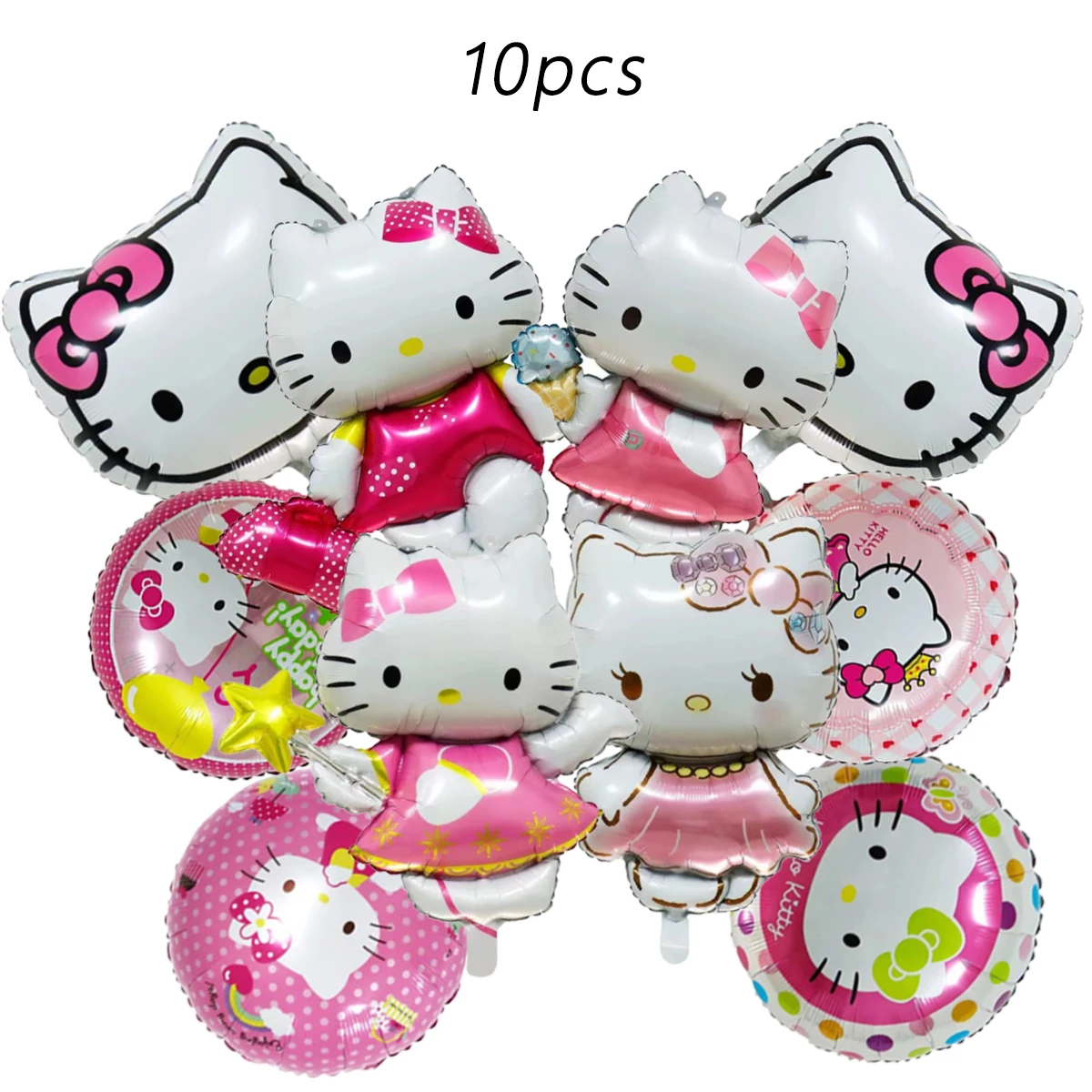 10Pcs Sanrio Hello …
