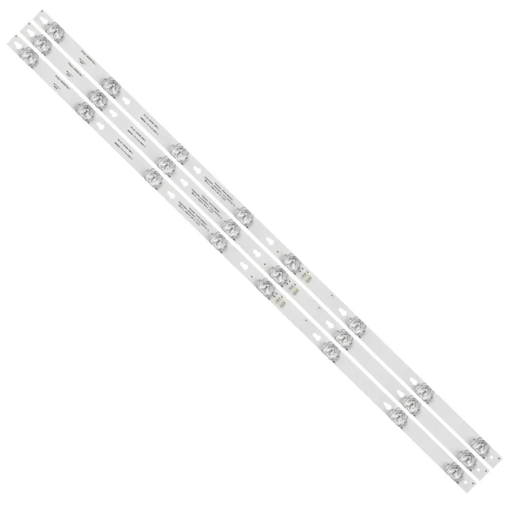 

15pcs/lot LED Strip for Thomson 43UC6306 43UC6406 TCL 43S303 43S305 43DP608 D43A810 TOT_43D2900_3X8 OEM43LB06_LED3030F2.1 43S403