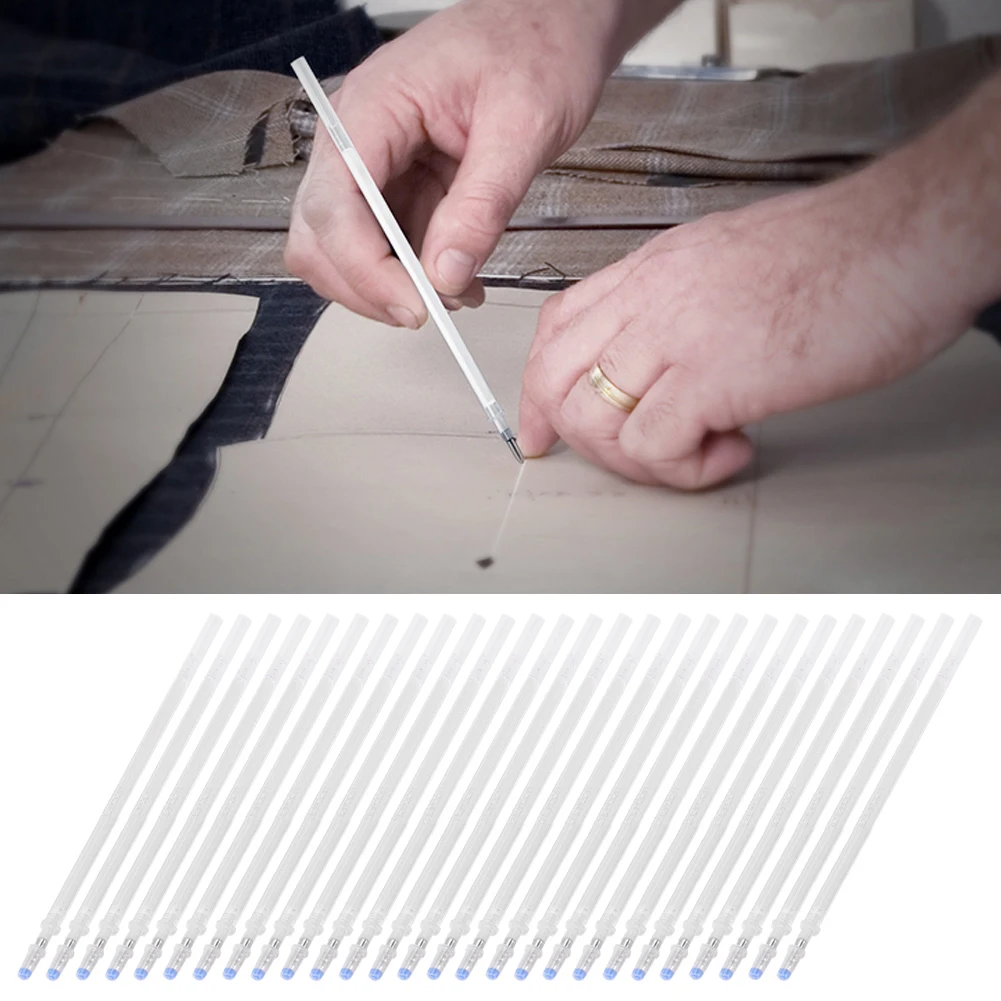 Hitzeradierbare Stiftmine Weiß Hochtemperatur-Disappearing-Pen-Mine Hitzeradierbarer Marker für Schneiderei DIY Nähen