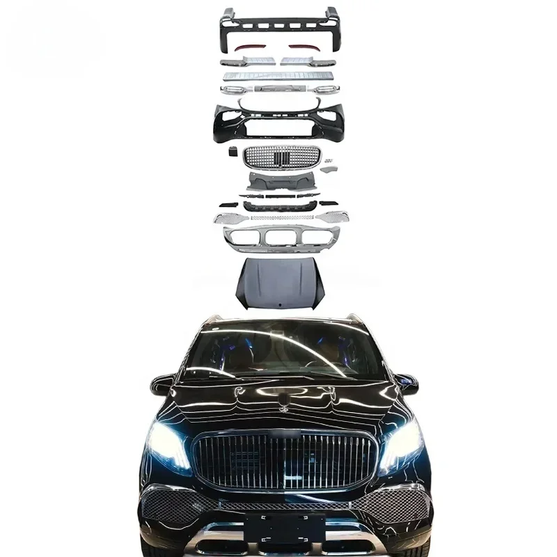 

Body kit for Mercedes W447 Vito to GLS Maybach car accessories car grill front lip rear lip tips