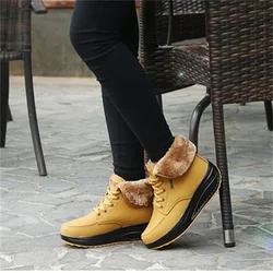 High Quality Winter Women Boots Warm Plush Women's Snow Boots Outdoor Non-slip Sneakers Fur Platform Ankle Boots