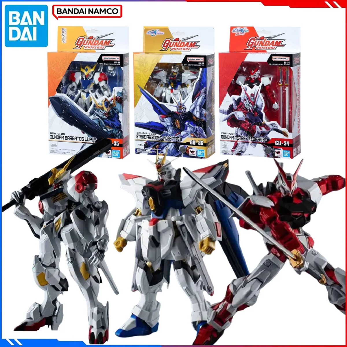 

Подлинная оригинальная фигурка Bandai, наборы моделей, аниме-фигурки Cundam Pstray Redfrrme Barbatos Lupus Strike Freeoom, экшн-модель, игрушки