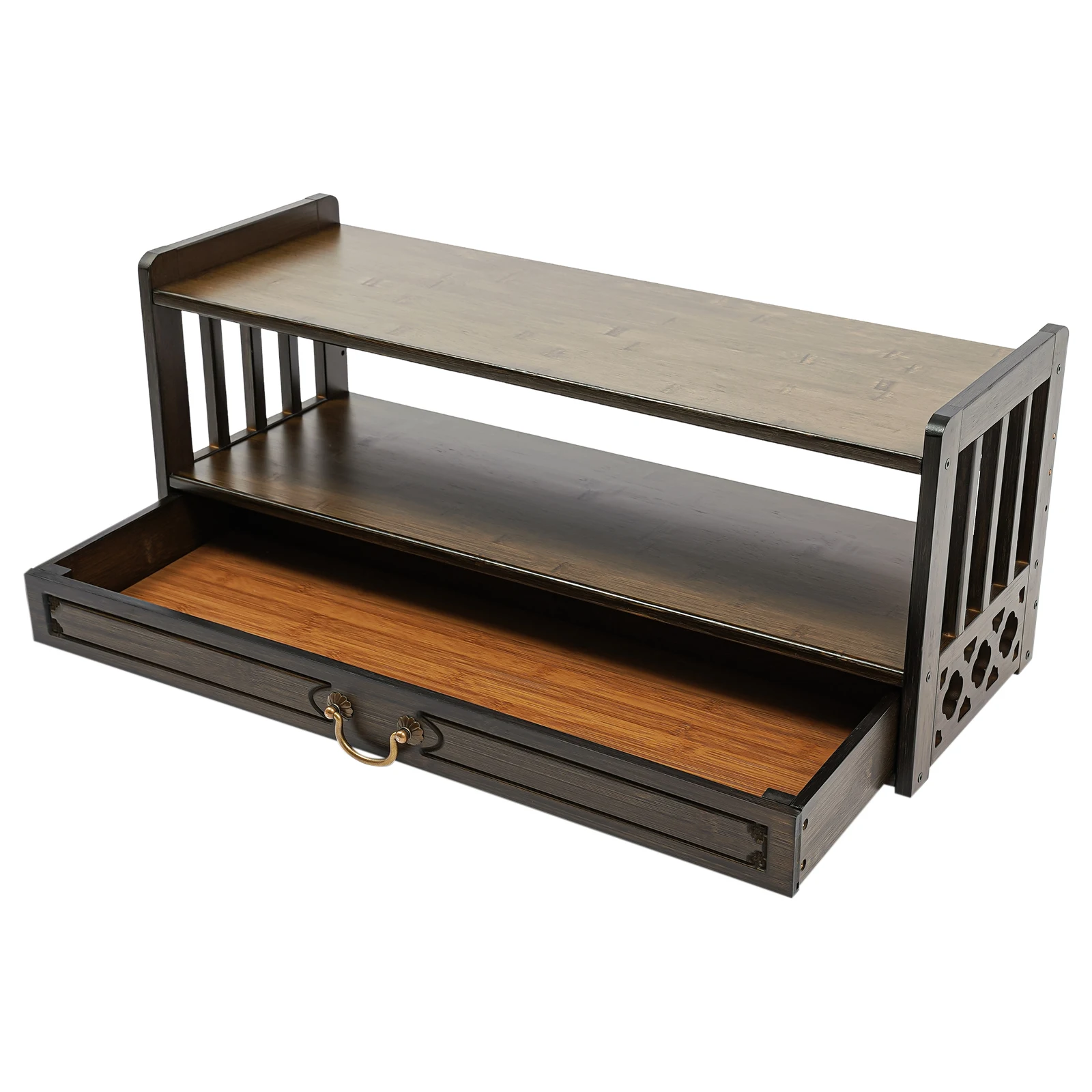 

Двухуровневый стол цвета дерева: хранилище и ящик, работает в качестве напольного стола Puja/медитации, шкафа для ведьмы/виккана/буддийского храм