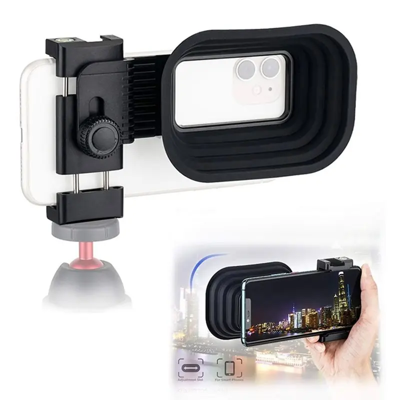 B50B-Mobile Phone Matte Shroud Mobile Phone Lens Hood For Photos Through Glass Mobile Phone Matte Shroud