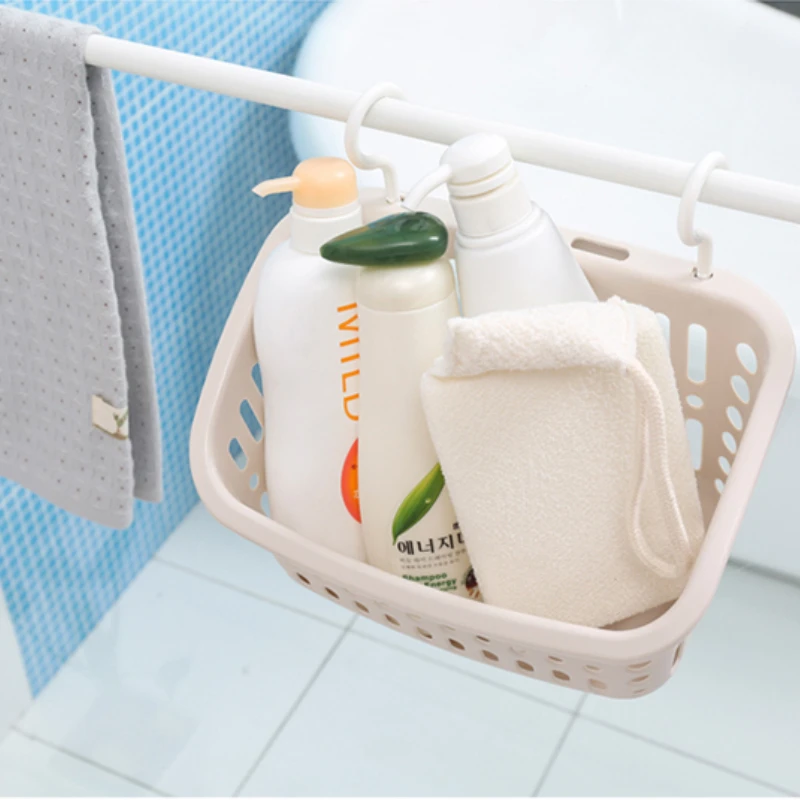 سلة تخزين معلقة متعددة الوظائف للمنزل، سلة معلقة للحمام، سلة استحمام، سلة تخزين للوجبات الخفيفة #5