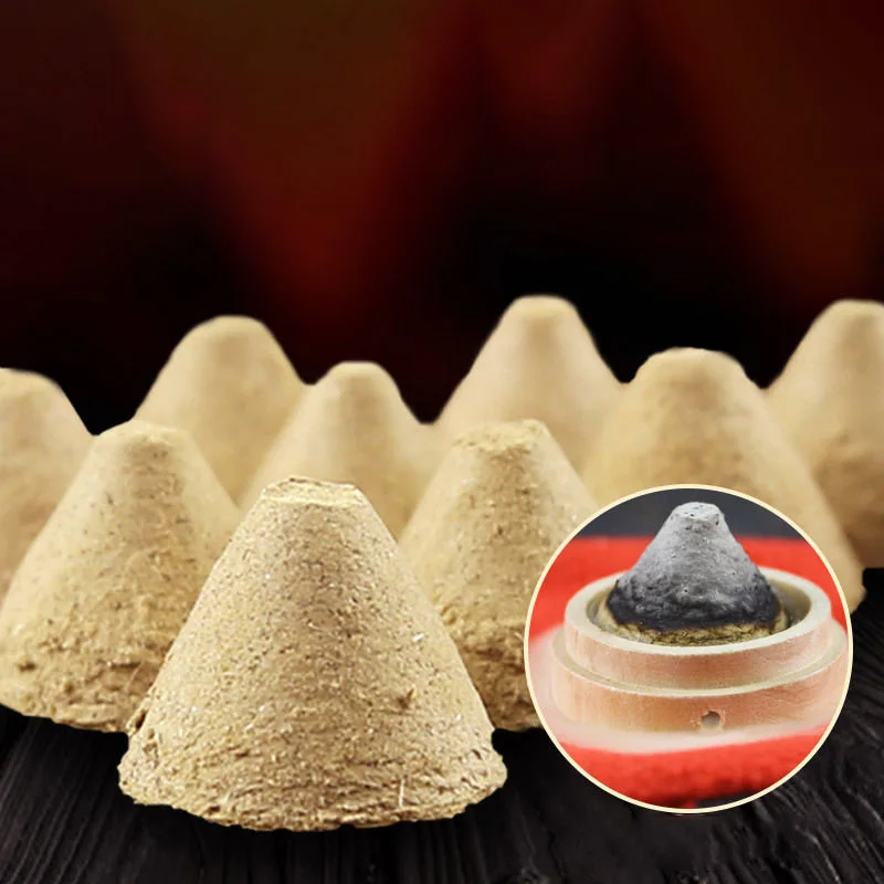 Cone Moxibustion Stick Warm Jade Mat Moxa Therapy Suitable for Prostatitis and Dysmenorrhea Symptoms Strengthen Spleen Stomach