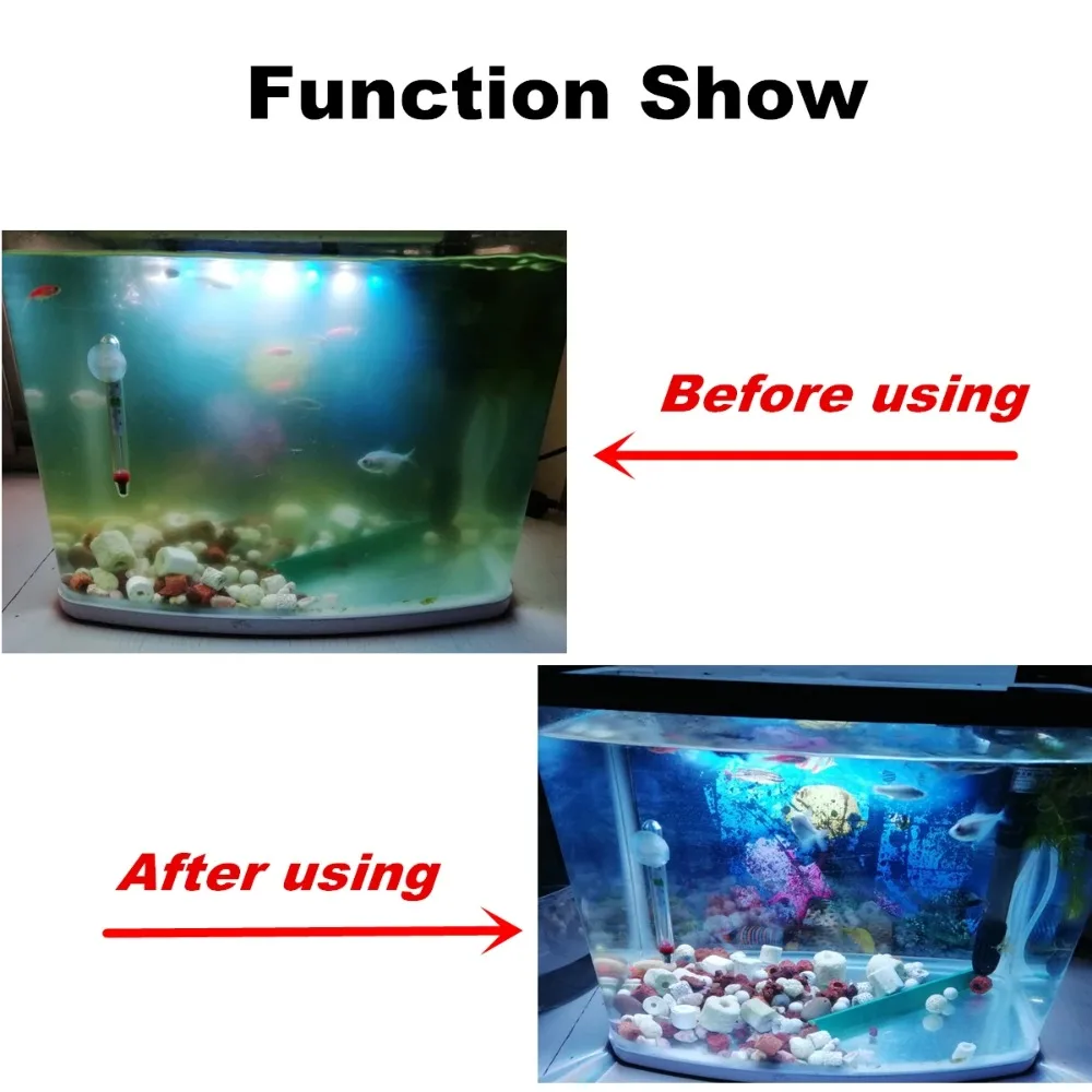 5 pcs Fast Fish Tank Purifying Powder Reduces the Need Removes Odor Purifying Accessories Tank Water Cleaner