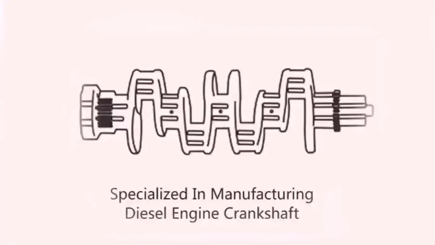 

truck ISF2.8 crankshaft diesel engine parts crankshaft 5264231