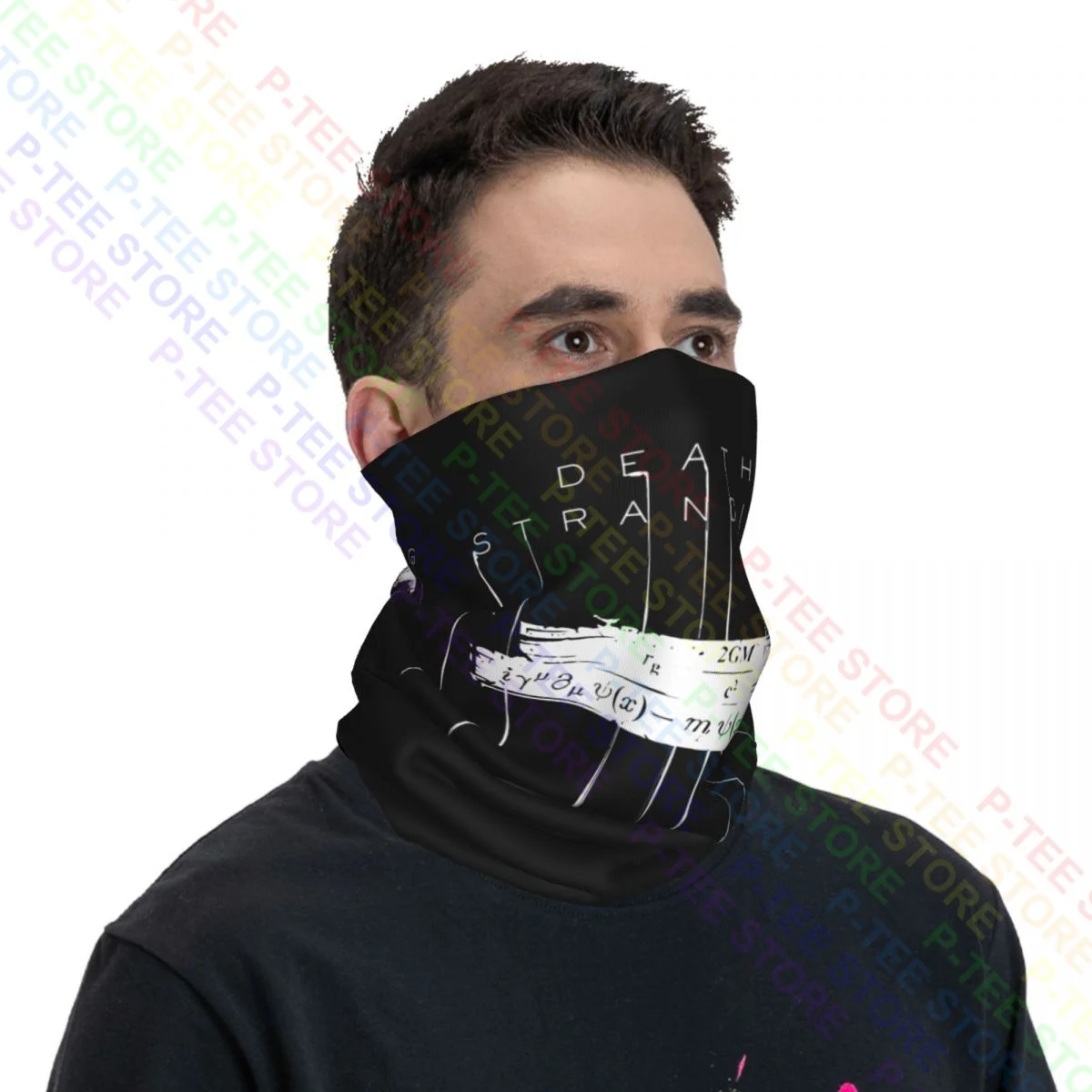 Death Stranding Video Game Neck Gaiter Bandana Scarf Face Mask Warmer Printing Outdoor Sports