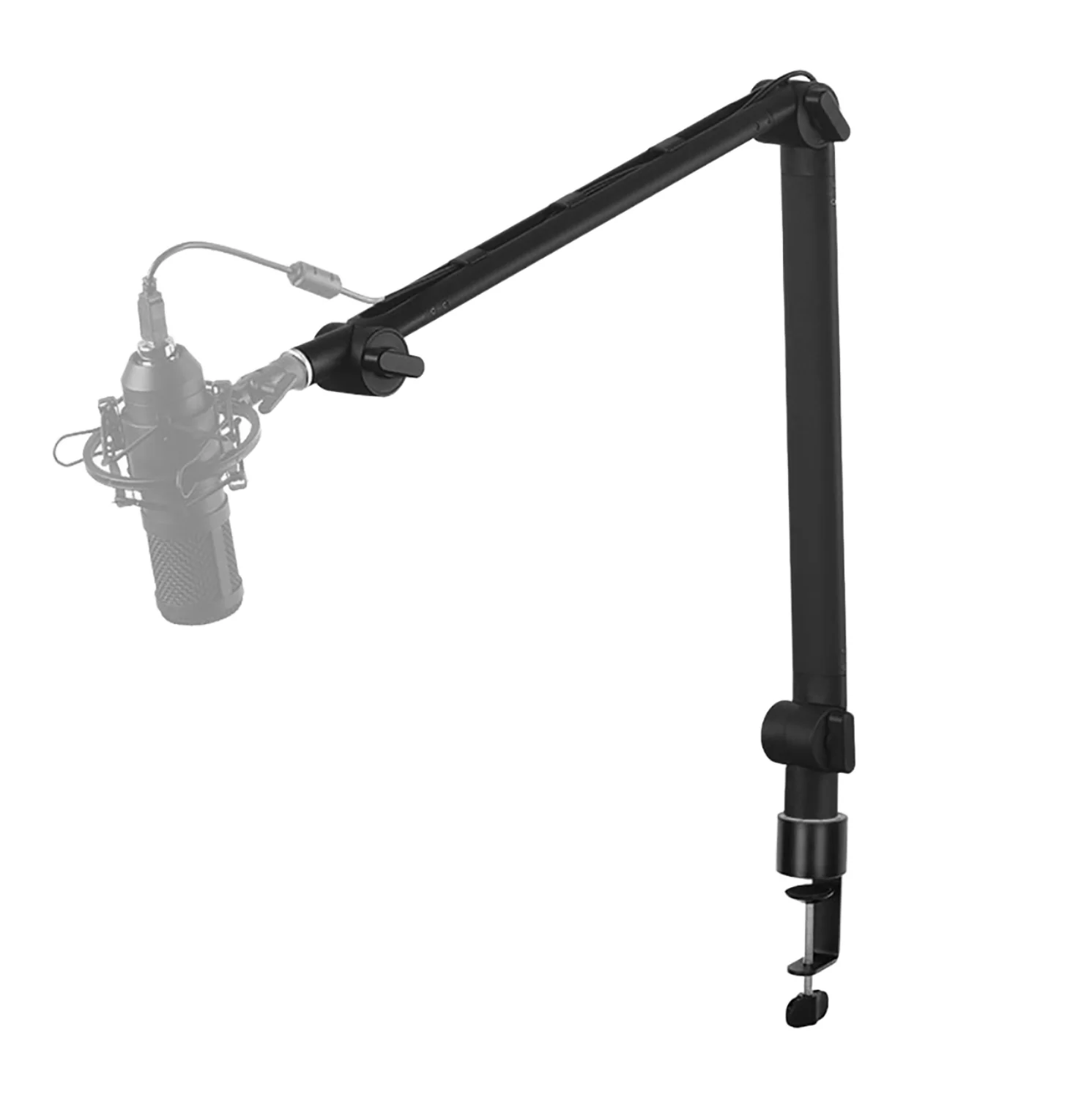 Topfree Stable 180 Adjustable Aluminum Alloy Desktop Mic Holder For Studio Audio Video Recording Equipment