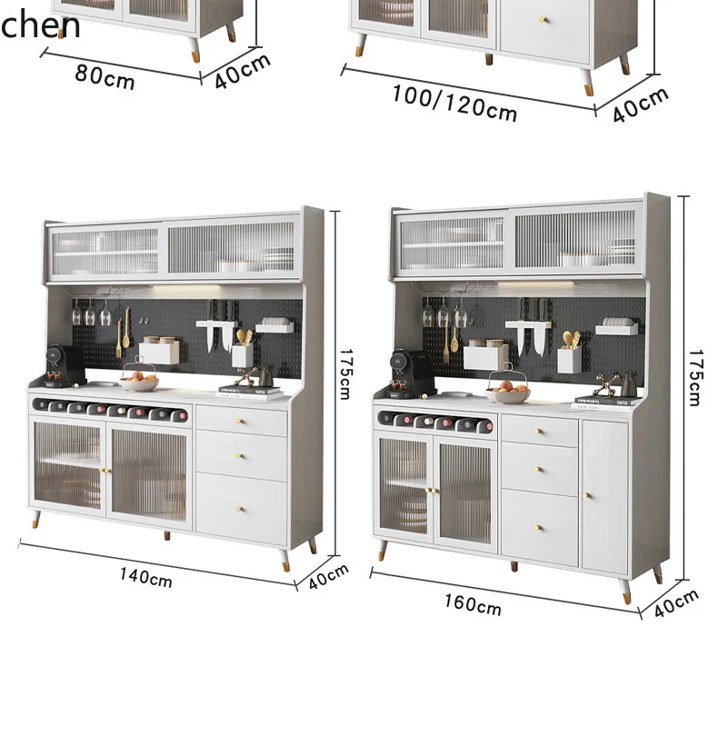 HXL الخشب الصلب الطعام الجانب بسيط خزانة الشاي لوح الصخور خزانة المطبخ المنزلية