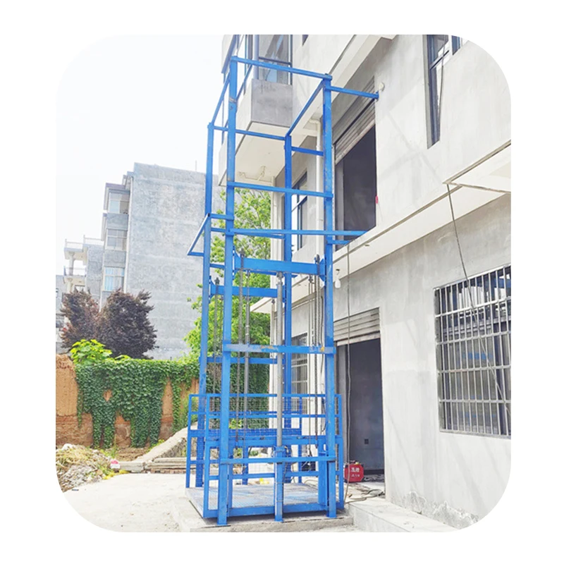 

Electric hydraulic simple track lift, freight elevator household monorail lift, platform hydraulic elevator