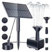 5W 5V Solar Water Pump Garden Decoration With Stake Solar Panel Fountain Watering System Energy Saving 180L/h Kits For Fish Tank