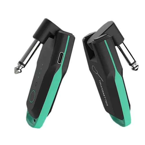 Imagen 2 del producto WS-70 UHF guitarra eléctrica de baja latencia transmisor inalámbrico receptor recargable multicanales para instrumentos musicales eléctricos