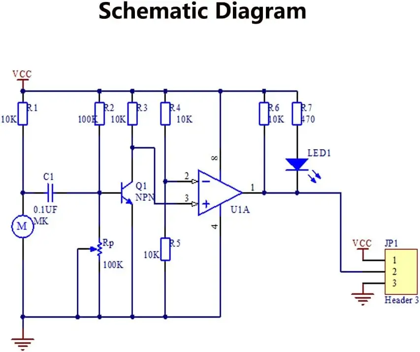 LM393 Sound Sensor Module High Sensitivity Microphone Sound Detection Sensor 3.3-5V Digital Onboard Potentiometer Led Indicator