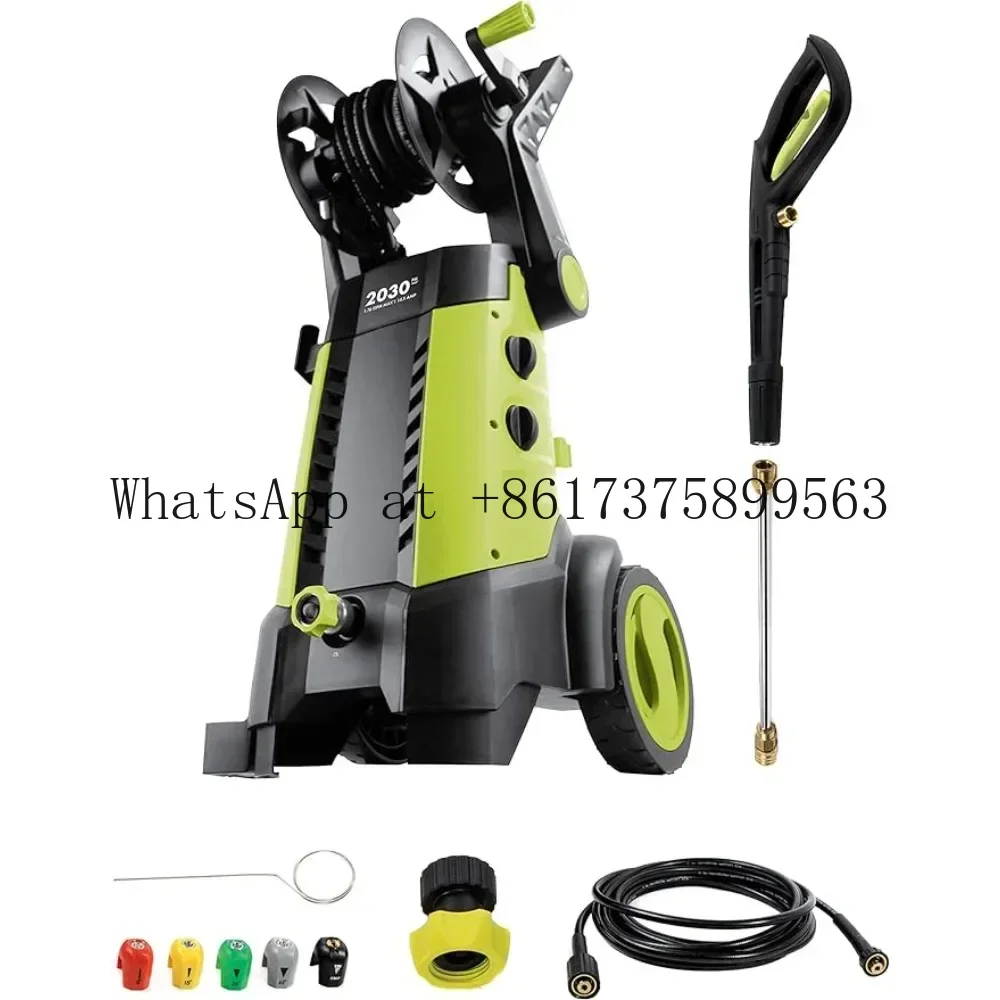 14.5 Amp  Pressure Washer with Hose Reel Hochdruckreiniger High Pressure Washer