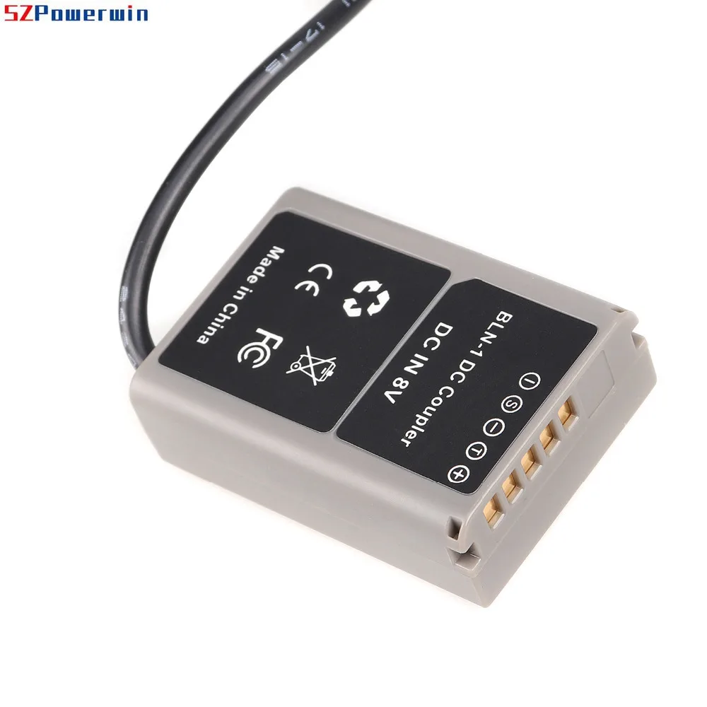 كابل USB/USB-C + BLN1 محول بطارية الدمية مقرنة تيار مستمر مع كابل أنثى لأوليمبوس OM-D EM-1 E-M1 E-M5 E-P5 E-M5M2 PEN-F