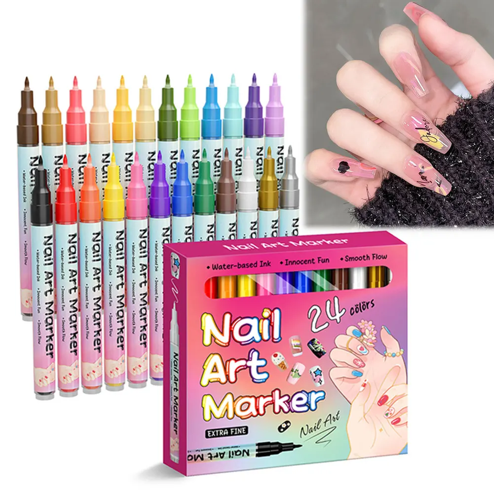 Premium Nail Art Pens Versatile For DIY Nail Art & Pro Designs Home Manicure Experience