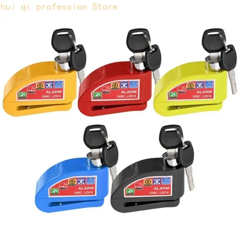Disc Brake Lock Motorcycle Alarm Theft Prevention Security Wheel Disk Lock 1 Set H8WE