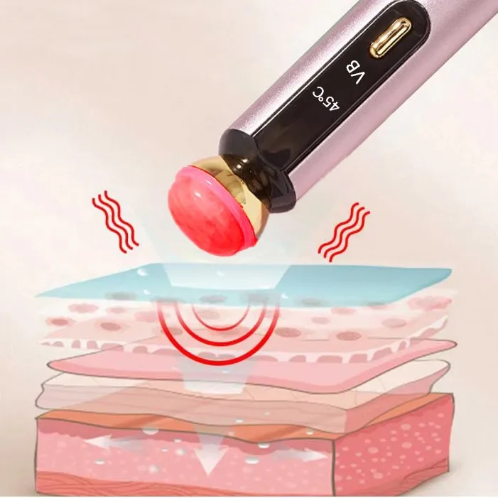 Household Eye Beauty Stick Hot Compress Anti-fatigue Red Light Charging Eye Beauty Instrument
