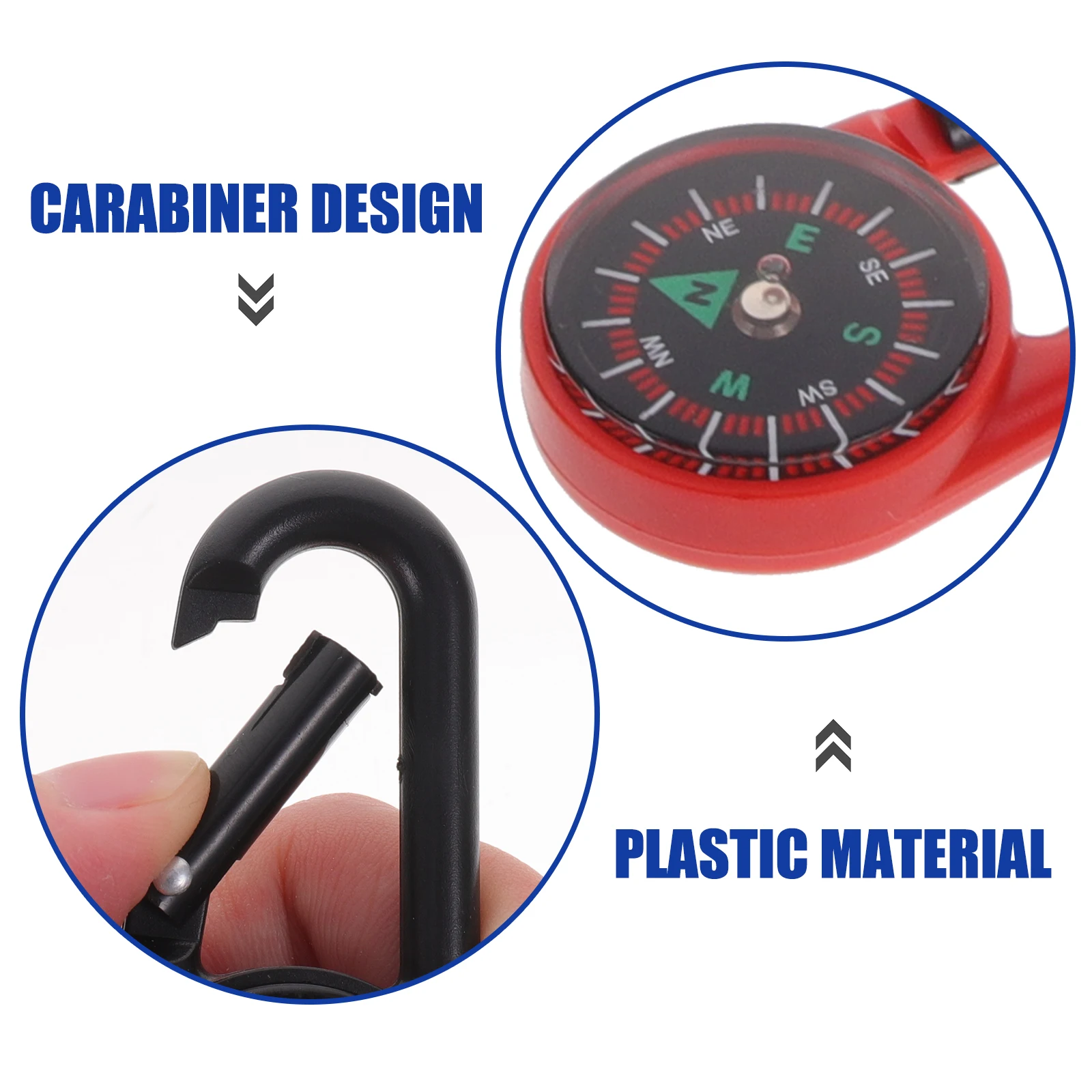 

12pcs Pocket Carabiner Colored Small Outdoor Survival Keychain Hiking Hunting Camping Accessories Mini Portable Snap Hook