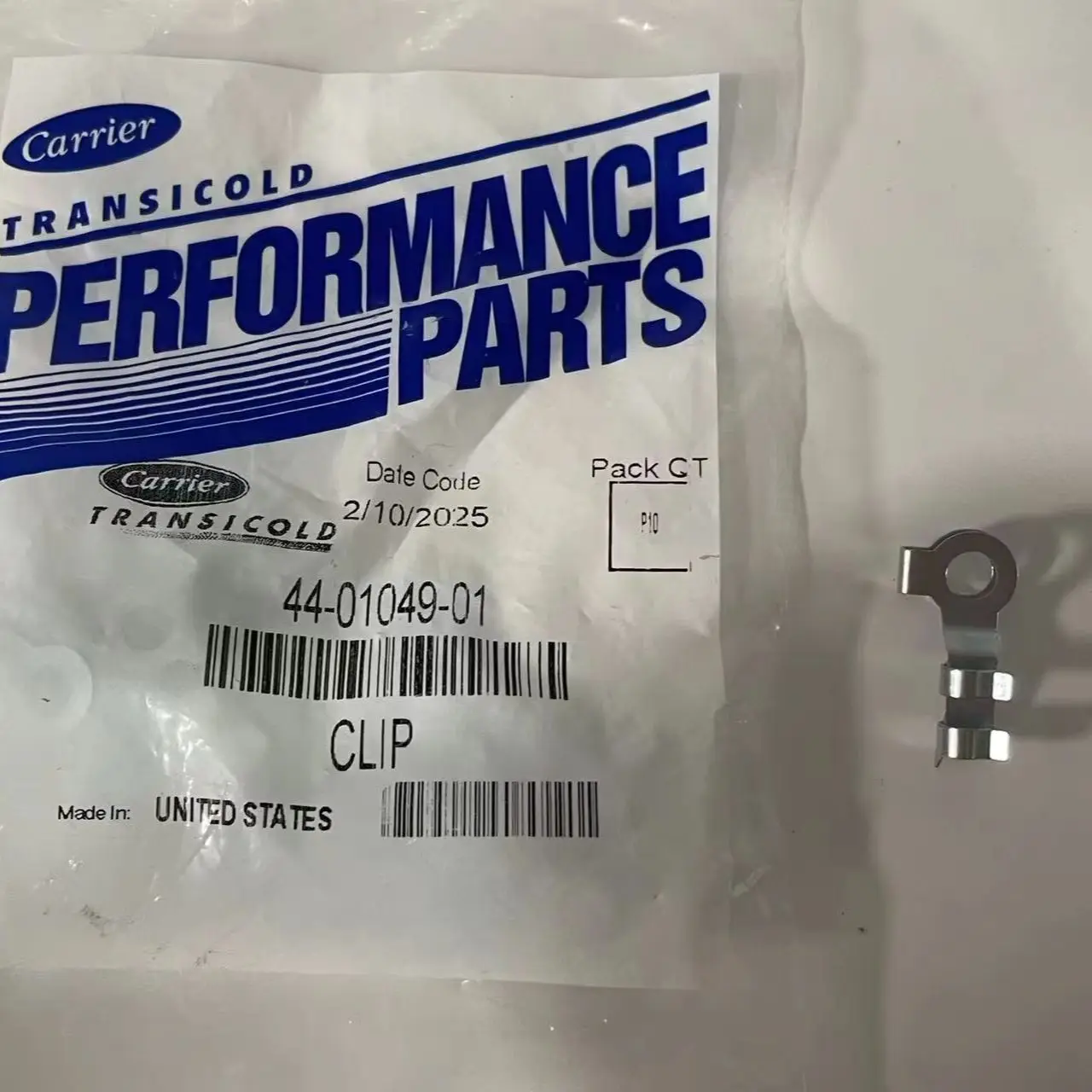 Original! 44-01049-01 Clip Retaining - Link Rod for Carrier Supra Sub-Engine Units, Original