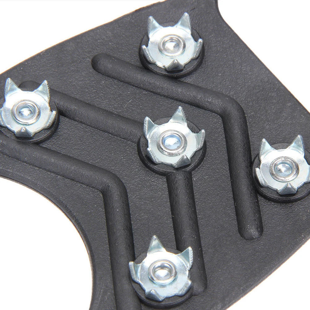 

1 Pair 8-Stud Shoes Cover Non-Slip Ice Climbing Spikes Stretchy Crampon Cleats For Sneakers Boots Dress Shoes Lightweight