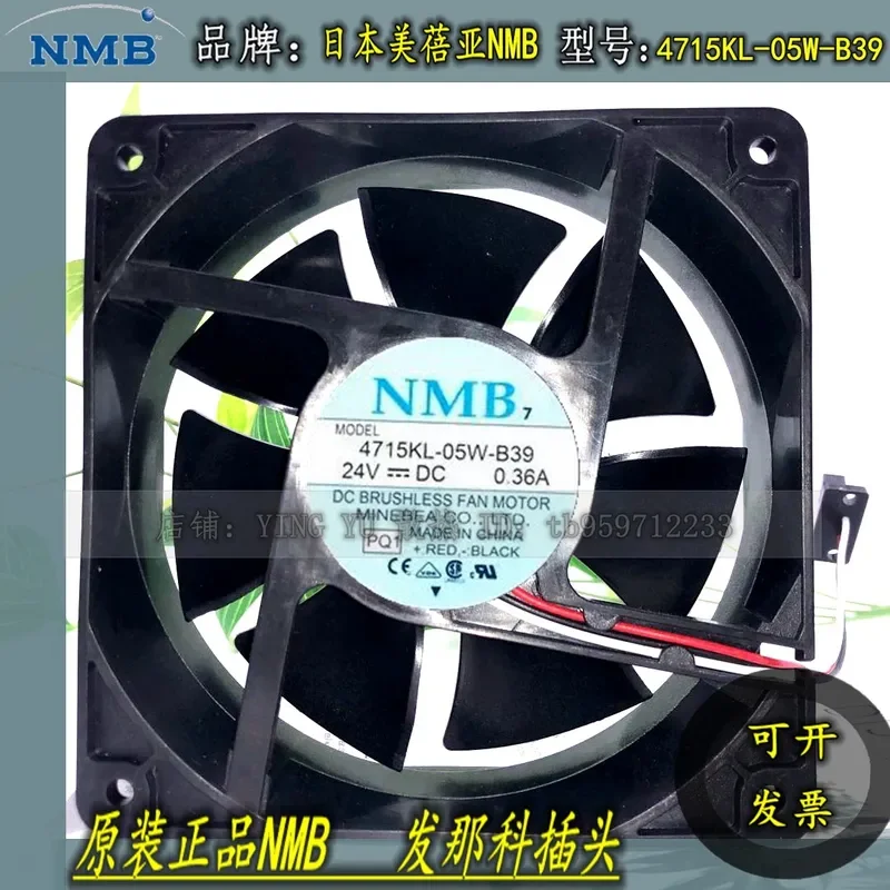for NMB for Fanuc System Cooling Fan 4715KL-05W-B39 DC24V 12038 New Original