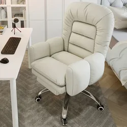 Chaises de Bureau de Gaming Blanches et Inclinables, Mobilier de Luxe, Kawaii