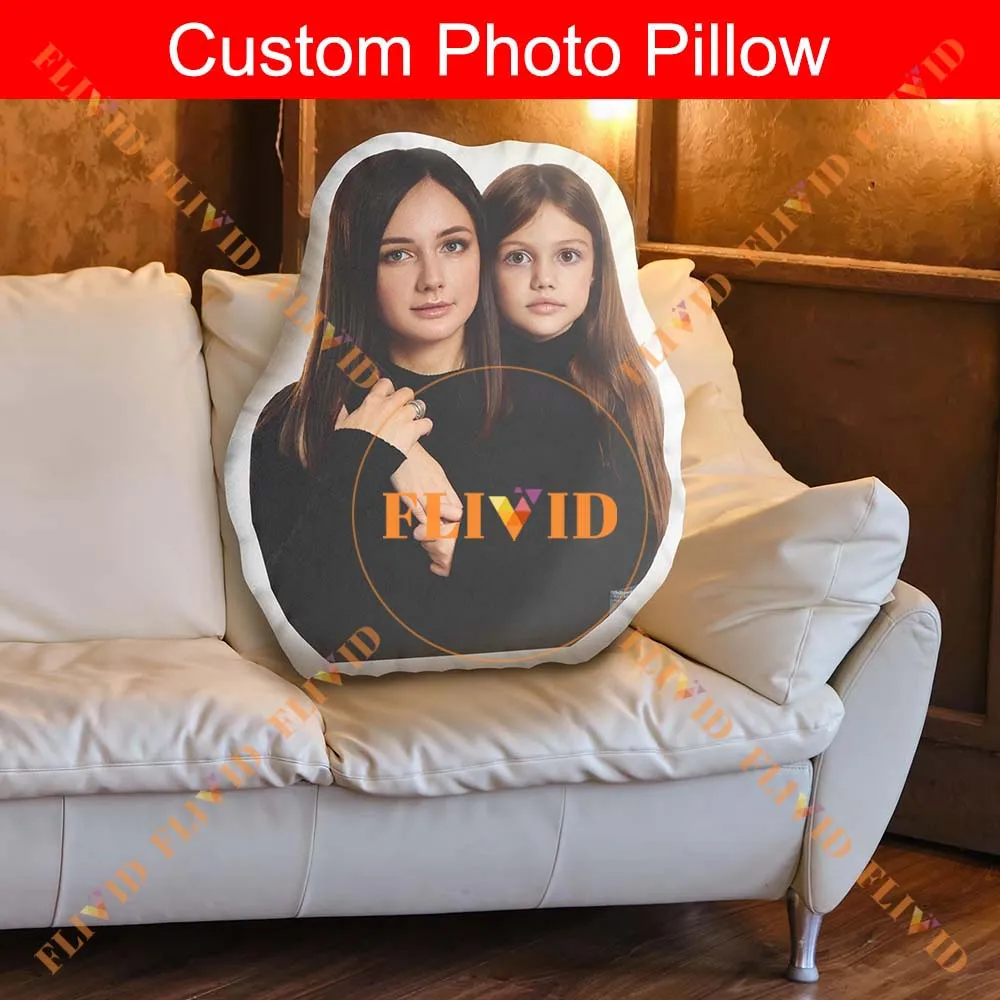 

Изготовленная на заказ 3D подушка для фото человека, персонализированная подушка в форме портрета, подушка для домашних животных с двойным принтом, подарок на память о домашних животных