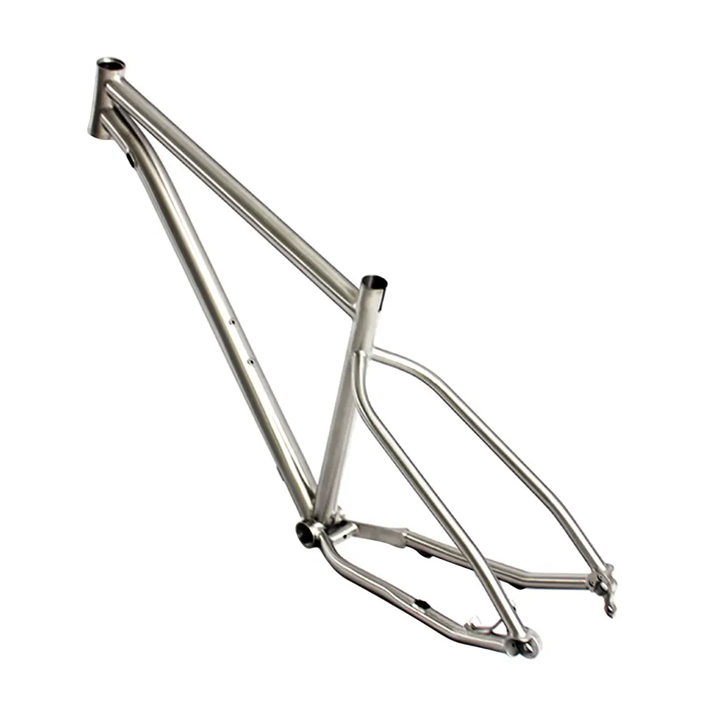 Titanium Alloy Bicycle Frame, Inner Cable Thru Axle, Cross-Country Mountain, Off-Road Bike Parts, 27.5 