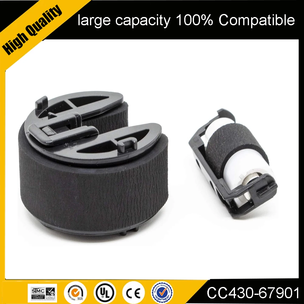 ลูกกลิ้งดึงกระดาษ 1X CC430-67901 RM1-4425 RM1-8765 RM1-4426 สำหรับเครื่องพิมพ์ HP CM1312 CP1215 CP1515 CP1518 CM1415 CP1525 CP2025 CM2320 M251 M351