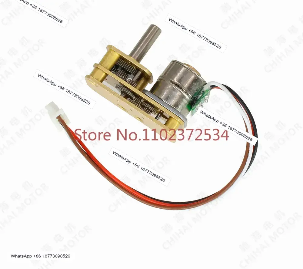 

Микро-бесщеточный шаговый двигатель GM1024 с редуктором 10BY, 2-фазный, 4-проводный, с инвертированной структурой, DC5V/12V