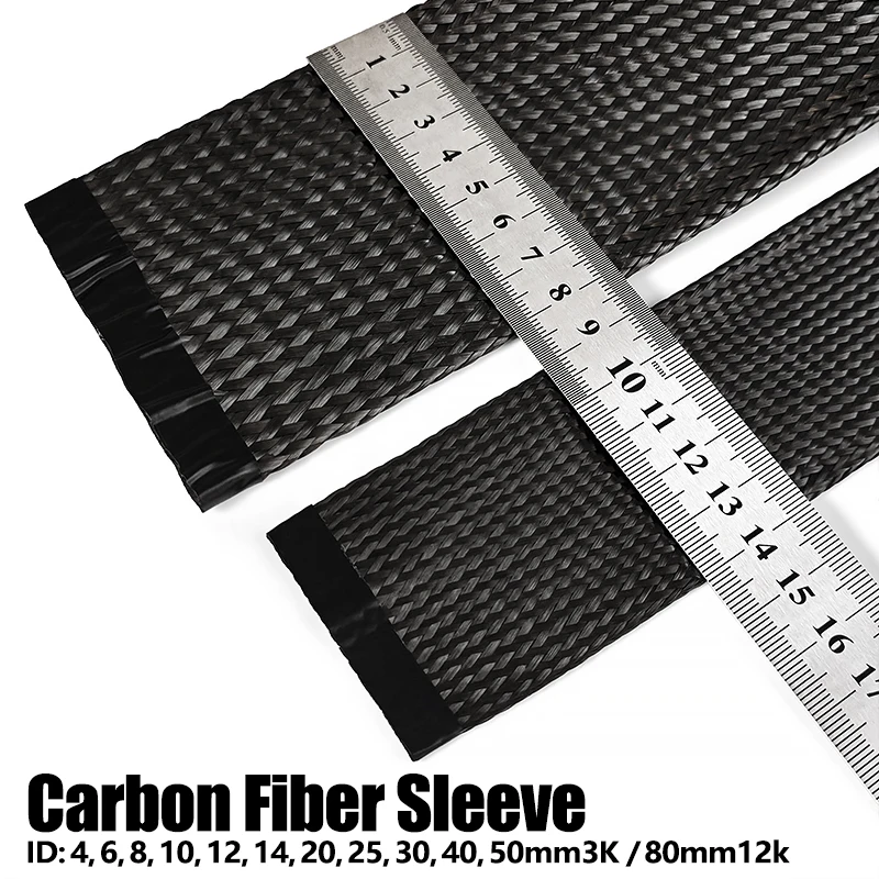 tube-en-maille-de-fiber-de-carbone-4-6-8-10-12-14-~-80mm-manchon-de-protection-de-fil-leger-flexible-fort-projets-de-bricolage-reparations-professionnelles
