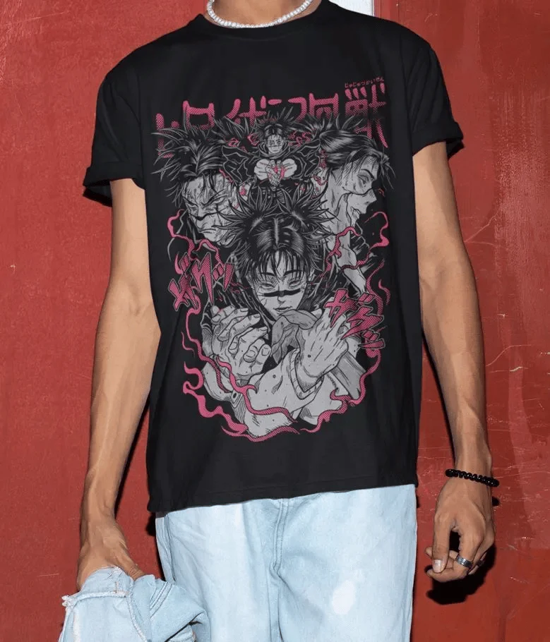 Jujutsu Kaisen Choso T-Shirt Girl Anime Manga JJK Gift Shirt Soft Tee All Size