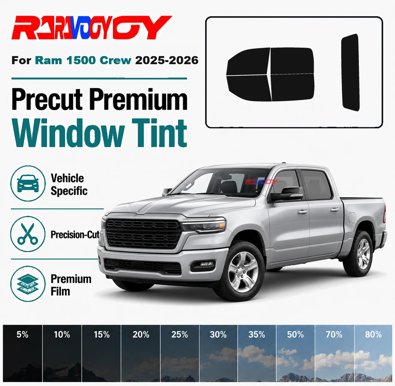 for-ram-1500-crew-2025-2026-ravooy-pre-cut-window-tint-film-vehicle-specific-full-kit-front-rear-windows-precision-cut
