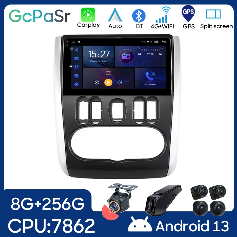 

Android For Nissan Almera 3 G15 2012 - 2019 Car Radio Video Player Multimedia Navigation Auto Carplay 5G Wifi GPS BT NO 2din DVD