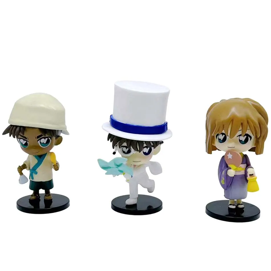 Venda quente anime detetive conan figuraasha escocês shinichi kudo tooru amuro masumi sera brinquedos kawaii pvc modelo boneca ornamentos