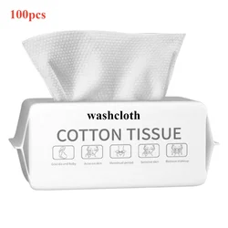 Cotton Beauty Salon Facia Cleansing Towel 50/100 Pieces Removable Disposable Face Towel Bath Towels Bathrobe Household Use Sofa