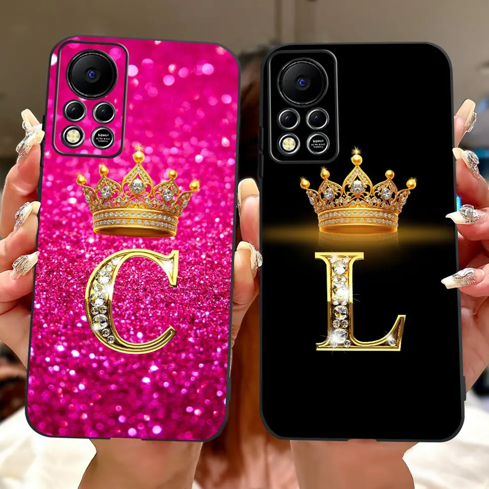 Cute ABC Letters Case For Infinix Hot 11s NFC Case 2022 Soft Silicone Phone Cover For Infinix Hot 11 s Hot11s NFC Cases 6.78