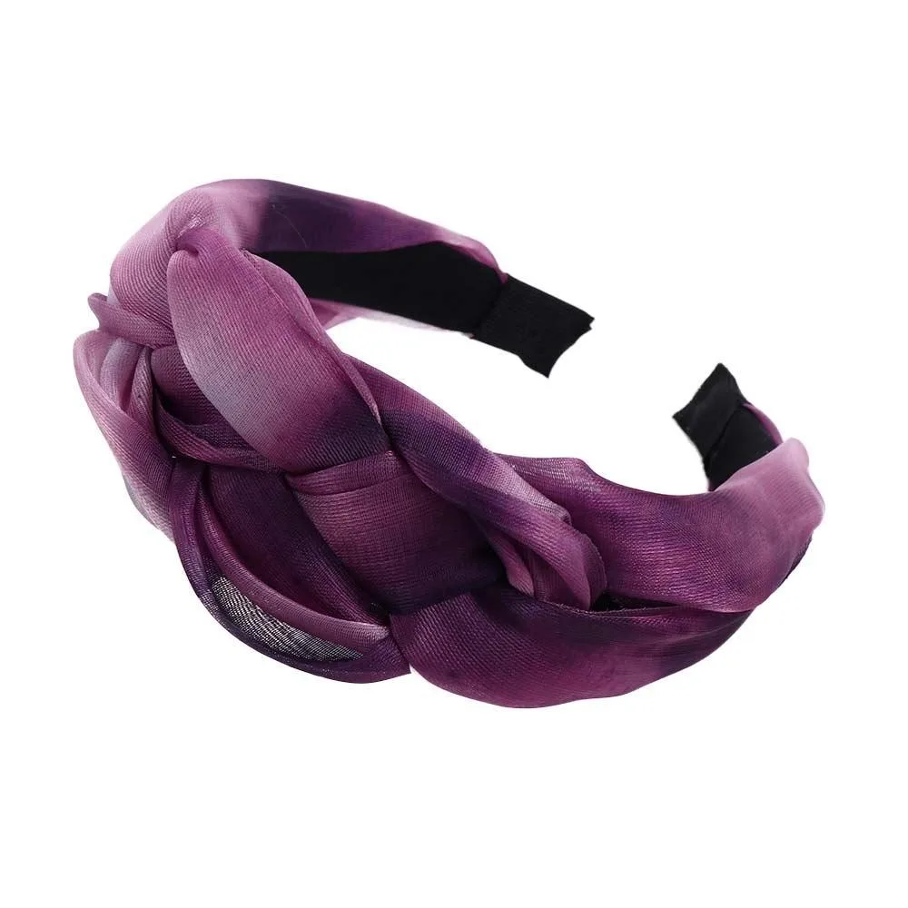 Headband Jaring untuk Wanita, Penutup Kepala untuk Mencuci Muka, Hiasan Kepala Wanita, Ikat Rambut Kepang Terpuntir, Headband Gaya Korea, Aksesoris Rambut Wanita