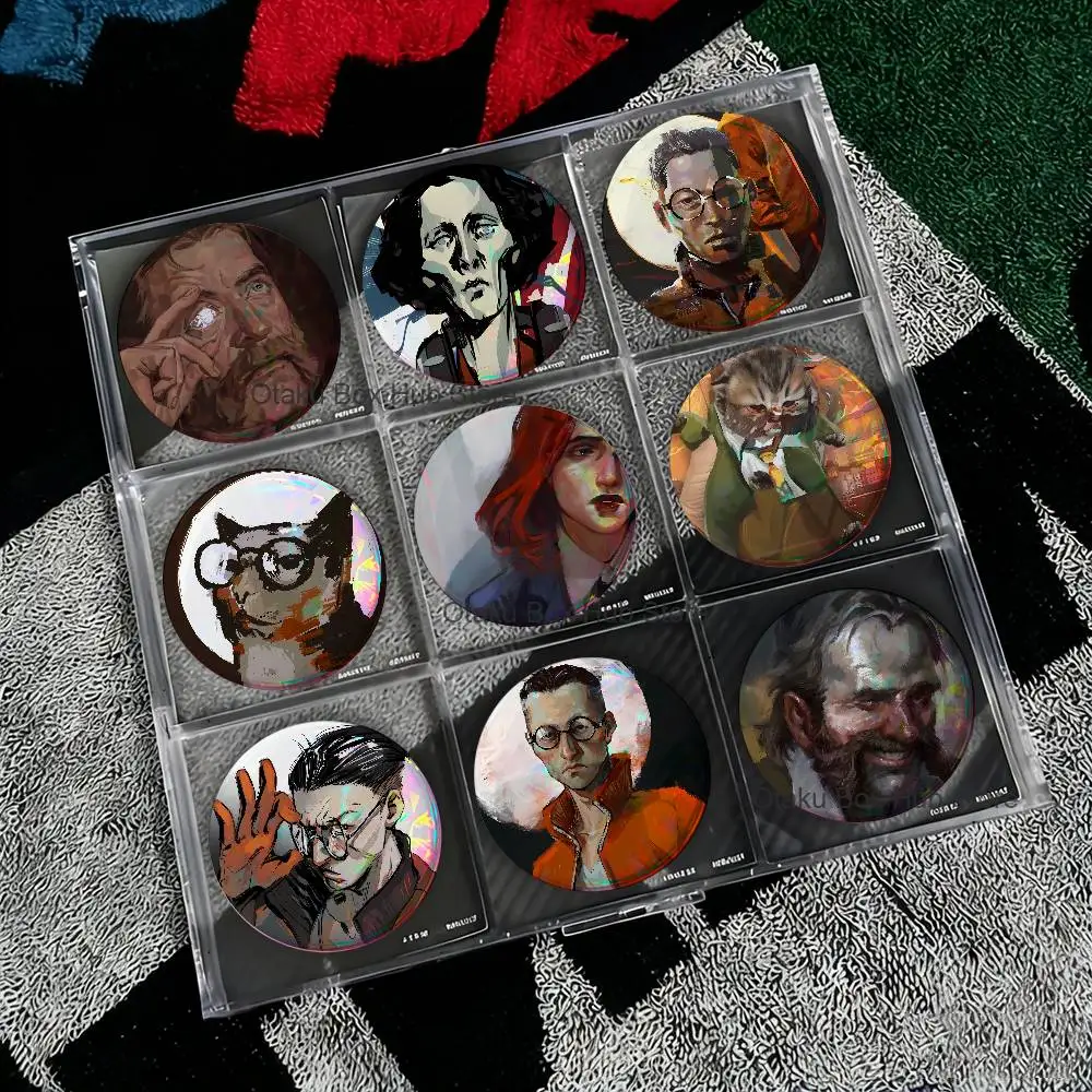 

Game D-Disco E-Elysiums Badges Button Round Creative Pin Brooch Badge Bag Decor Fans Collect Friends Gifts