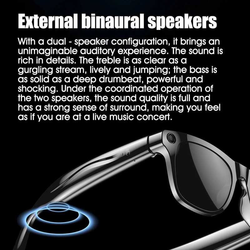 Xiaomi MIJIA 1080P HD AI Smart Glasses Cat GPT 100MP Camera Bluetooth Call 260Mah Battery Voice Assistant Control Smart Glasses