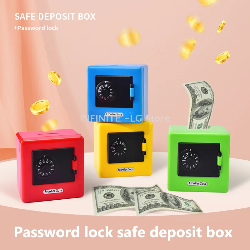 Coin Saving Money Box Children Gift Cash Piggy Deposit Safe Box Coin Cash Saving Large Space Safe Coin Cash Banks For Boys Girls