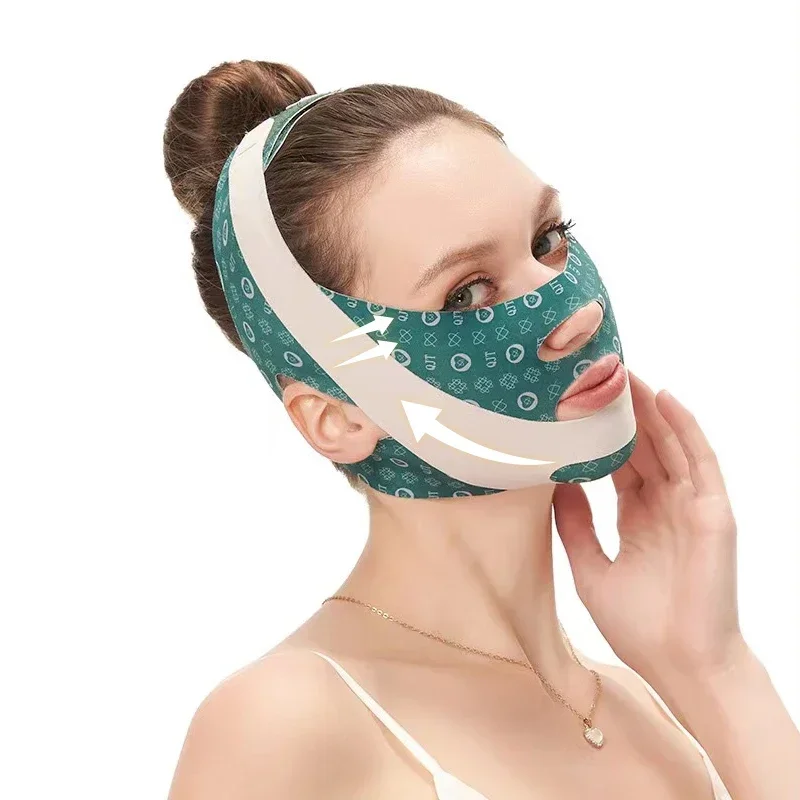 Bandage amincissant pour le visage en V, ceinture de relaxation, amincissante, massage, double ruisseau, offre spéciale