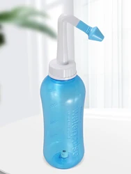 1Pcs 500ML Nose Nasal Wash Bottle Yoga Detox Sinus Allergies Relief Rinse for Adults Children Nasal Wash Bottle Nasal Washer