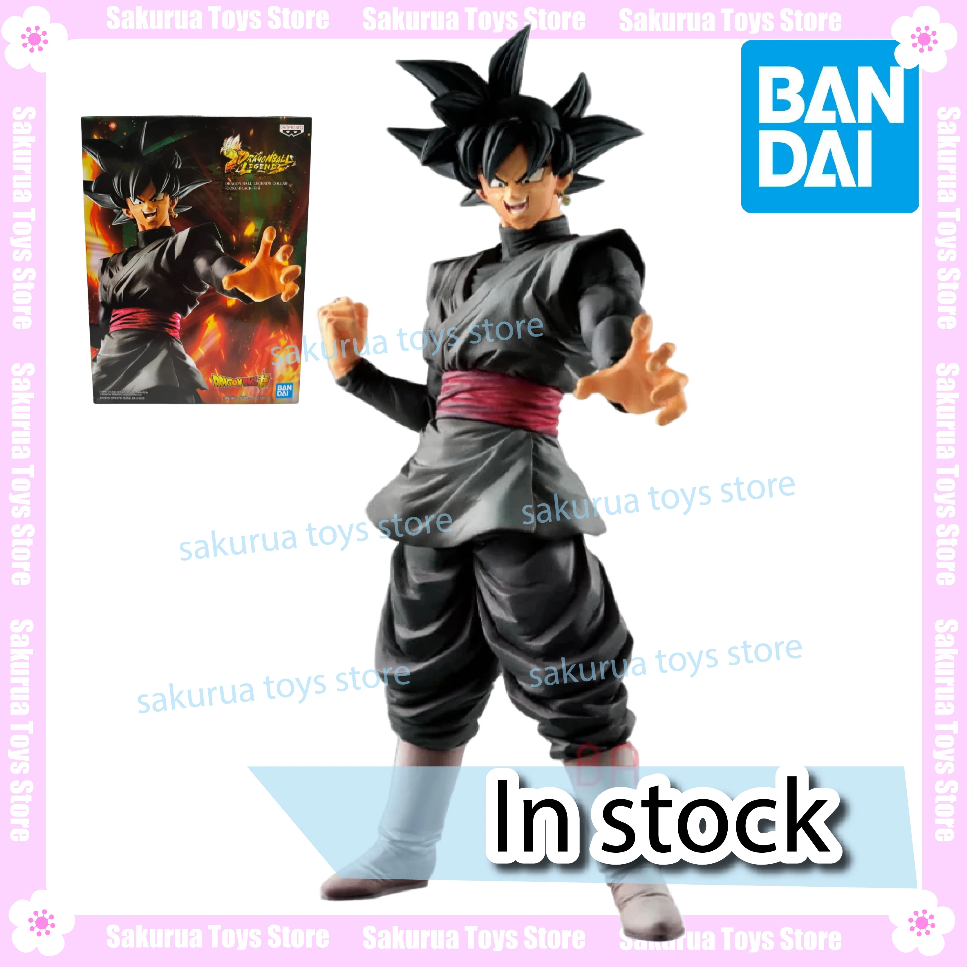 En stock, Bandai Zamas, Wukong negro, Rey mono, Leyenda de la batalla feroz de Dragon Ball, Paisaje de figuras, Colección de muñecos de acción