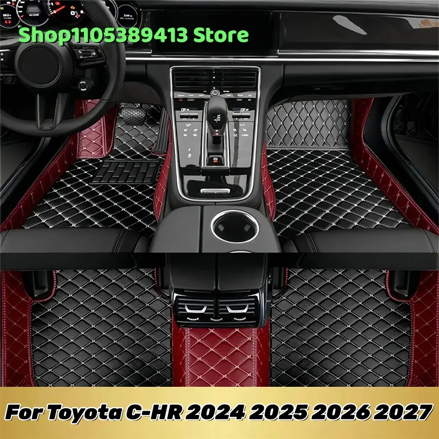 

Автомобильные коврики для салона, индивидуальные напольные коврики для Toyota C-HR 2024 2025 2026 2027 2028, ковры