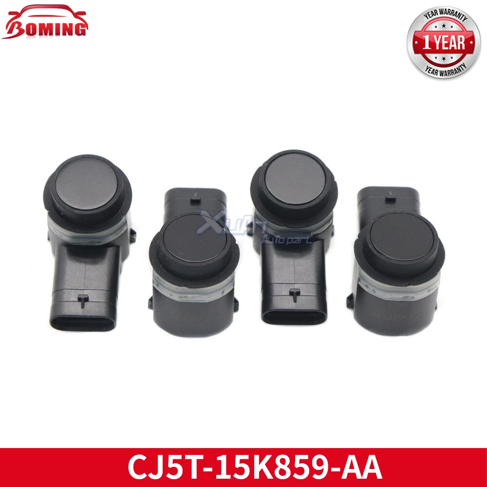 NEW PDC Reverse Parking Sensor 4PCS CJ5T-15K859-AA For Ford Focus C-Max Transit Connect 2012-2018 CV6Z15K859AA AM5Z15K859AA